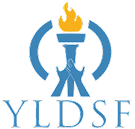 Blue torch logo with "YLDSF" text.