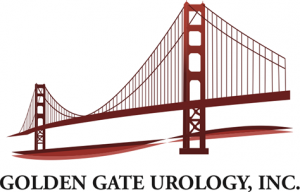 Logo of Golden Gate Urology featuring a stylized Golden Gate Bridge.
