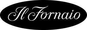 Elegant logo with cursive text on a black oval background.